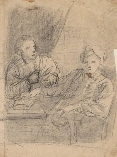Two Men Seated