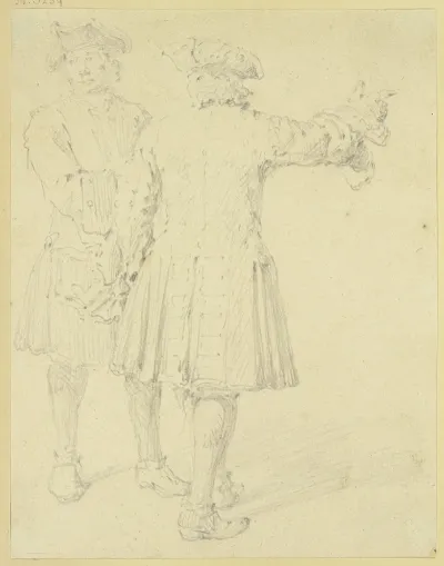 Two Men With Tricorns