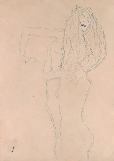 Two Naked Women Embracing Ver Sacrum