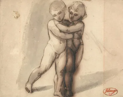 Two Nude Children