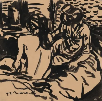 Two Nudes On A Bed Isabella And A Younger Girl