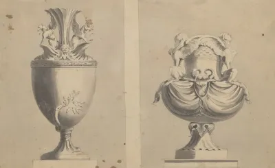 Two Ornamental Urns