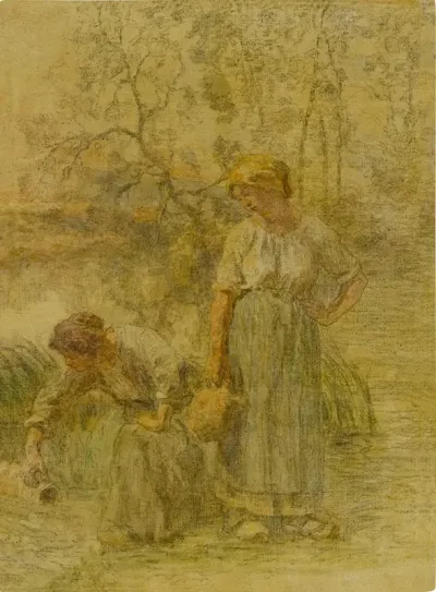 Two Peasant Girls 3
