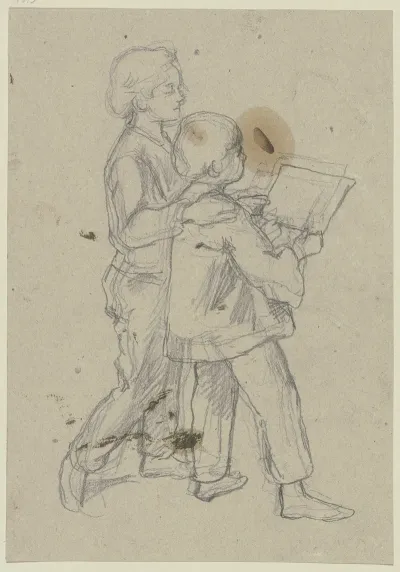 Two Reading Boys
