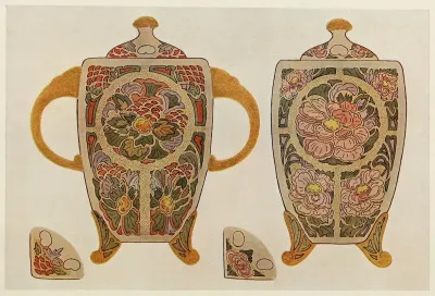 Two Rose Jars