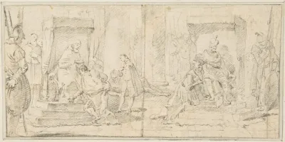 Two Scenes Of Coronation
