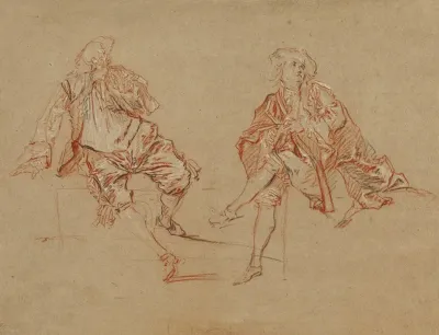 Two Seated Men
