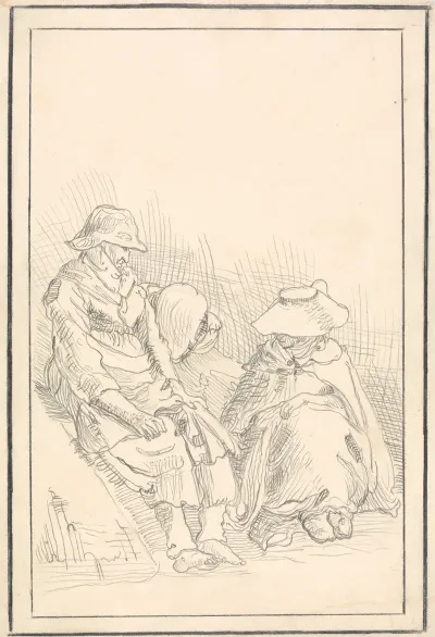 Two Seated Women 3