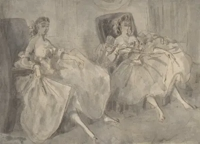 Two Seated Women