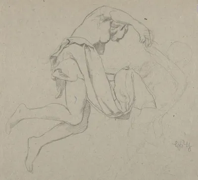 Two Semi Nude Females