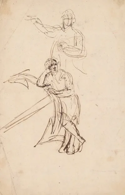 Two Sketches Of Man