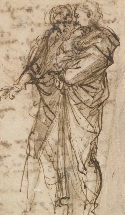Two Standing Figures