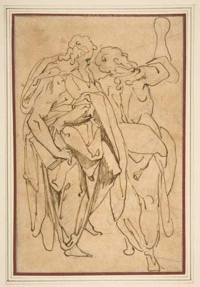 Two Standing Male Figures 3