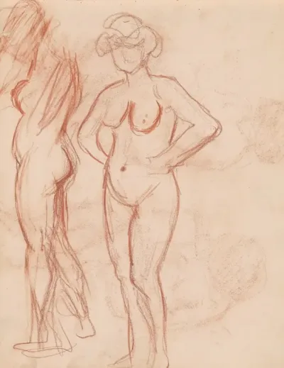 Two Standing Nudes