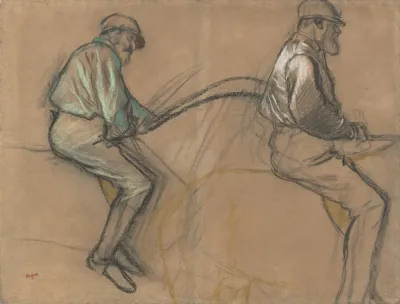 Two Studies Of A Jockey