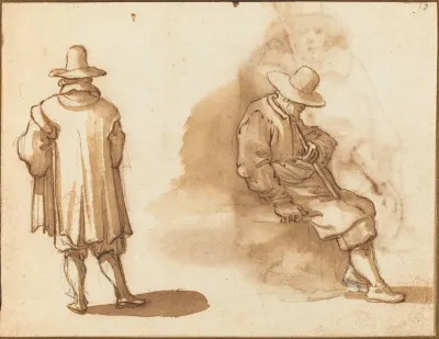 Two Studies Of A Man