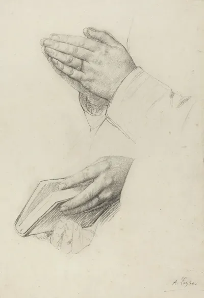 Two Studies Of Hands