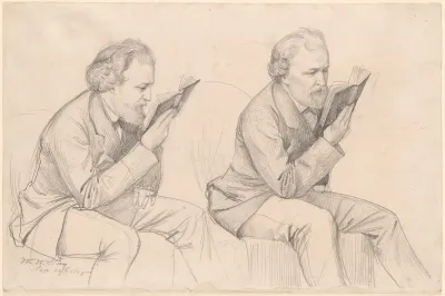 Two Studies Of Robert Browning Reading
