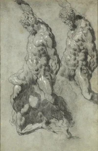 Two Studies Of Samson Slaying The Philistines