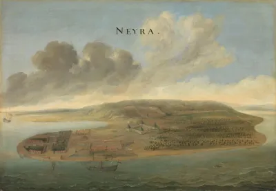 Two Views Of Dutch East India Company Trading Posts Lawec In Cambodia And Banda In The Southern Moluccas 2