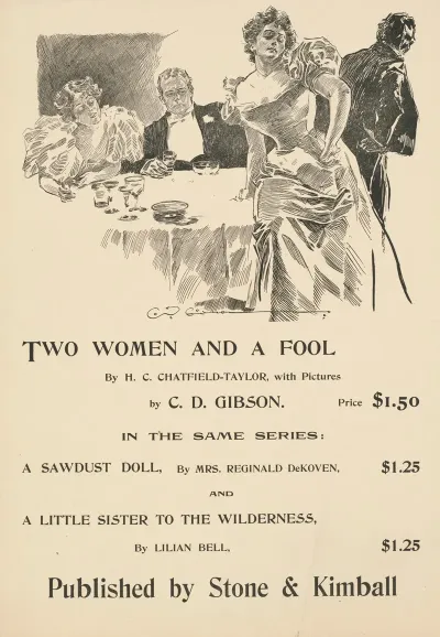 Two Women And A Fool By H C Chatfield Taylor Published By Stone Kimball
