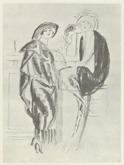 Two Women At A Bar