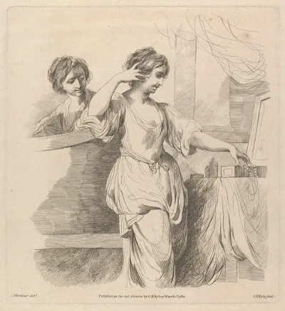 Two Women At Toilette