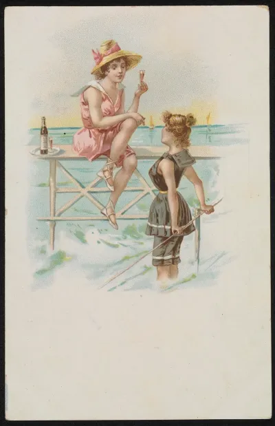 Two Women By The Sea