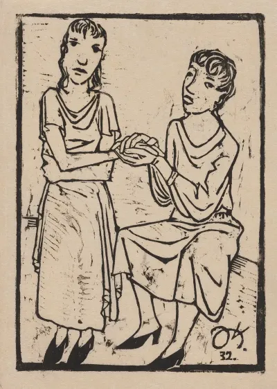Two Women Holding Hands