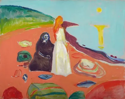 Two Women On The Shore Ii
