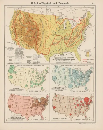U S A Physical And Economic