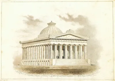 U S Custom House New York Perspective
