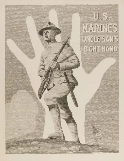 U S Marines Uncle Sams Right Hand