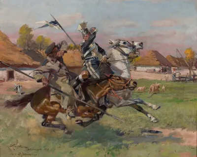 Uhlan Fighting A Cossack