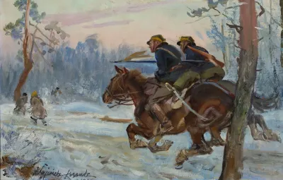 Uhlans Charging