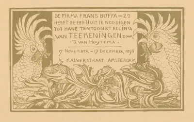 Uitnodiging Met Twee Kaketoes