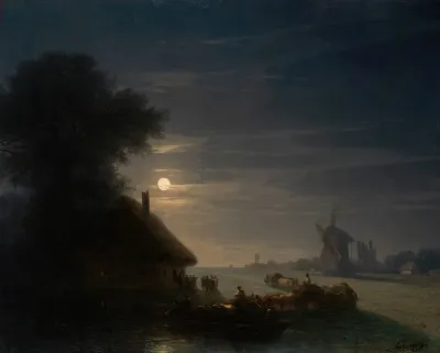 Ukrainian Landscape At Night 2