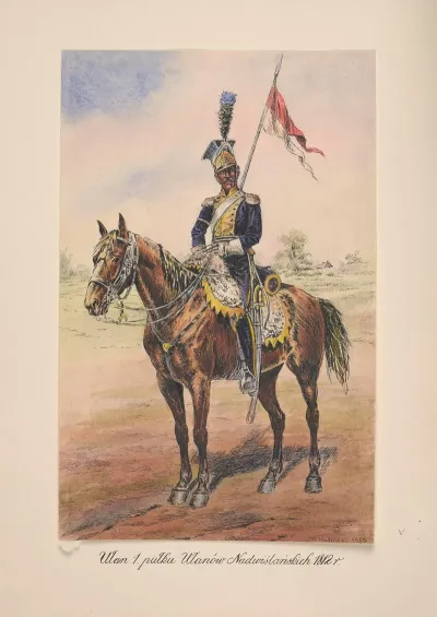 Ulan 1 Pulku Ulanow Nadwislanskich 1812 R