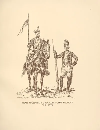 Ulan Krolewski I Grenadjer Z 1776 Roku