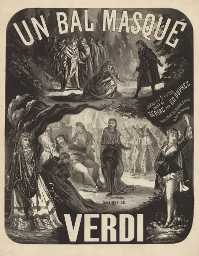 Un Bal Masque Opera En 5 Actes De N Somma Imite De Scribe Par Ed Duprez Musique De Verdi 2
