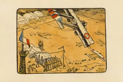 Un Camp Daviation 1918 An Aviation Camp 1918