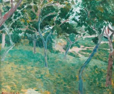 Un Coin Du Bois Damour A Pont Aven
