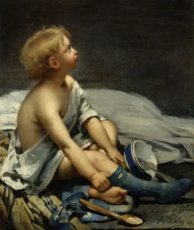 Un Enfant Dans La Mansarde