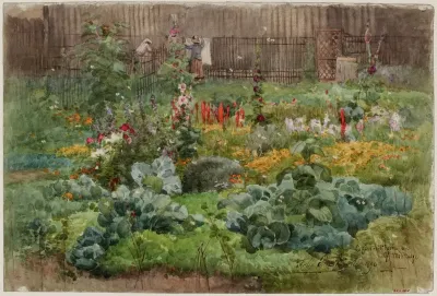 Un Jardin Fleuri Au Grand Montrouge