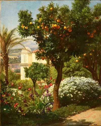 Un Oranger Dans La Villa Fremy A Nice