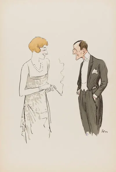 Un Personnage Masculin Et Un Personnage Feminin