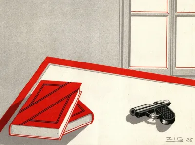 Un Pistolet Et Des Livres