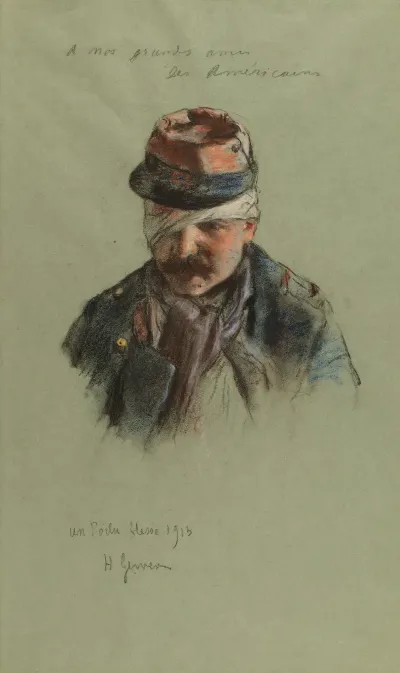 Un Poilu Blesse