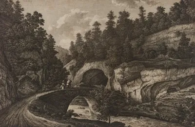 Un Pont Sur La Birse Sur La Route De Delemont Contre Bale