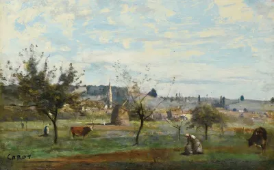 Un Village Des Environs De Mantes